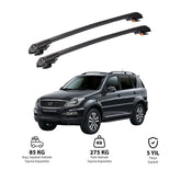 SSANGYONG REXTON 2006-2012 TRX1 Thunder Carrier Barres transversales pour galerie de toit de voiture, 2 barres